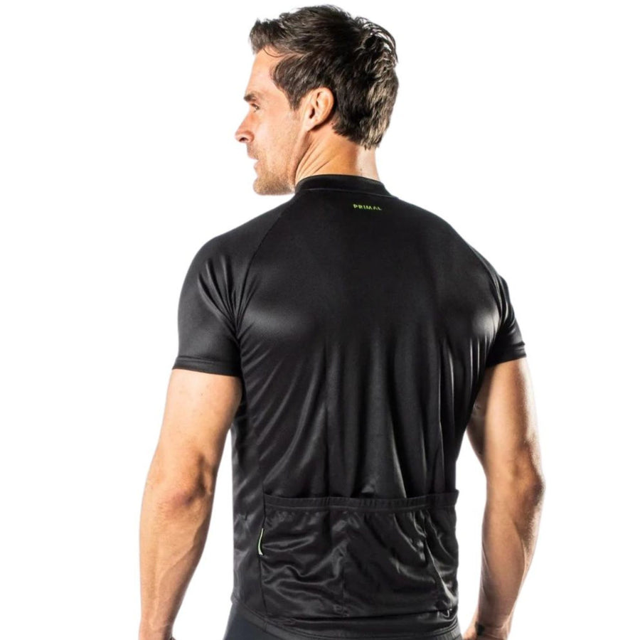 Solid Black Men's Sport Cut Jersey