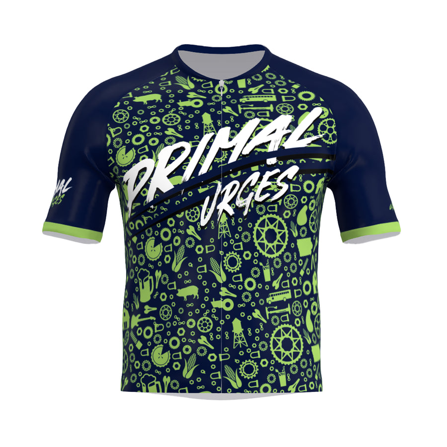 Primal Urges Neon Navy Men's Omni Jersey