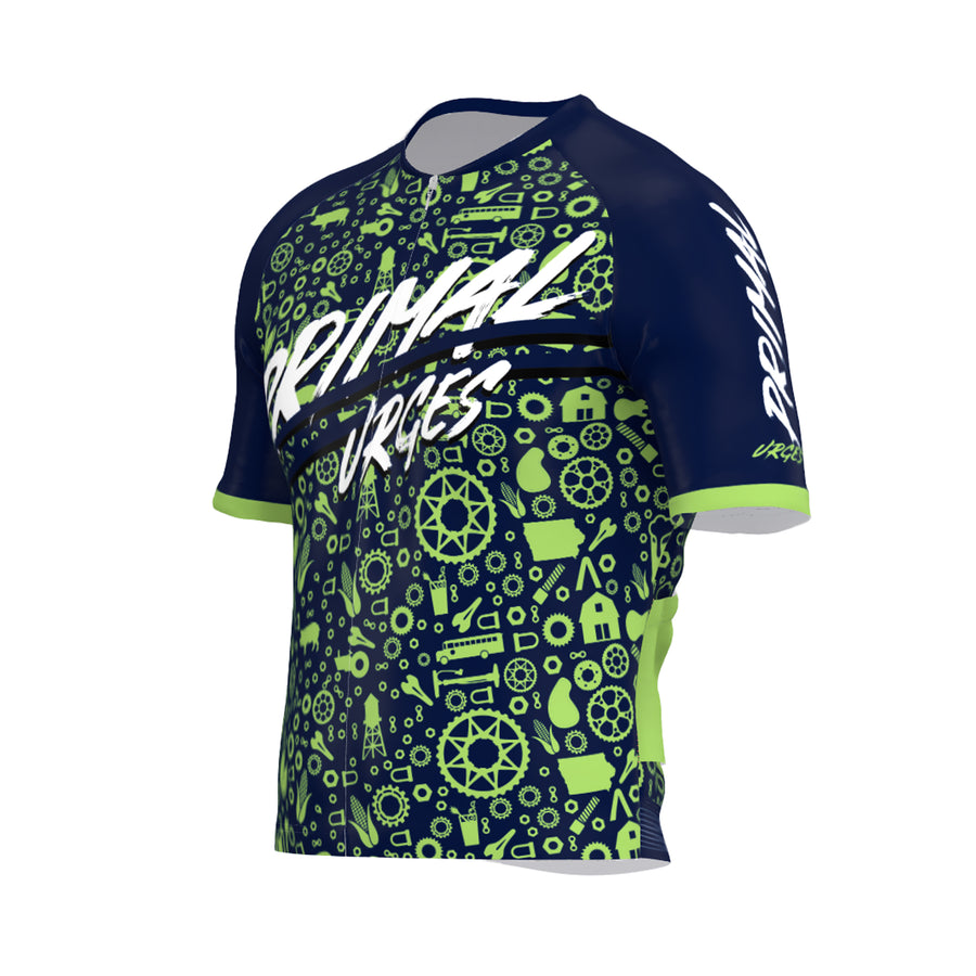 Primal Urges Neon Navy Men's Omni Jersey