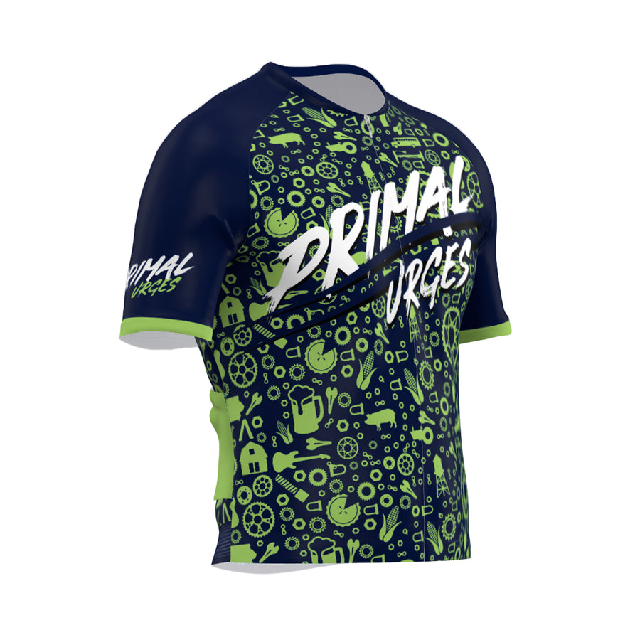 Primal Urges Neon Navy Men's Omni Jersey