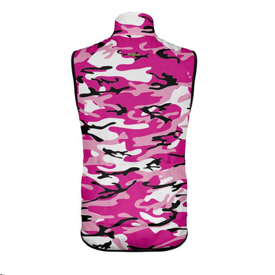 Women's Camo Wind Vest Pink