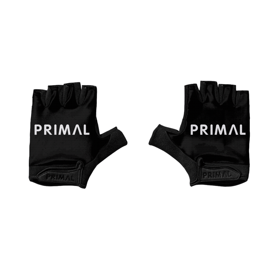 Black Primal Short Finger Gloves