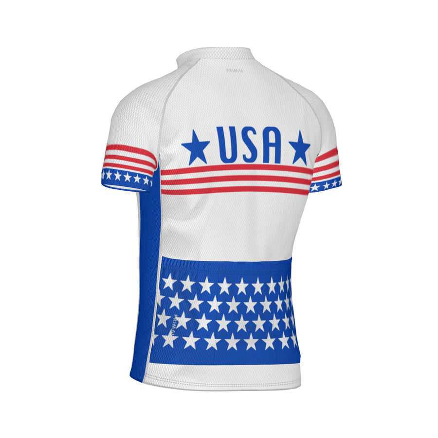 USA National Flag Team Men Cycling Jerseys