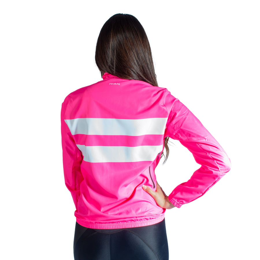 Women's Windbreaker Running Jacket - Run Wind Pink