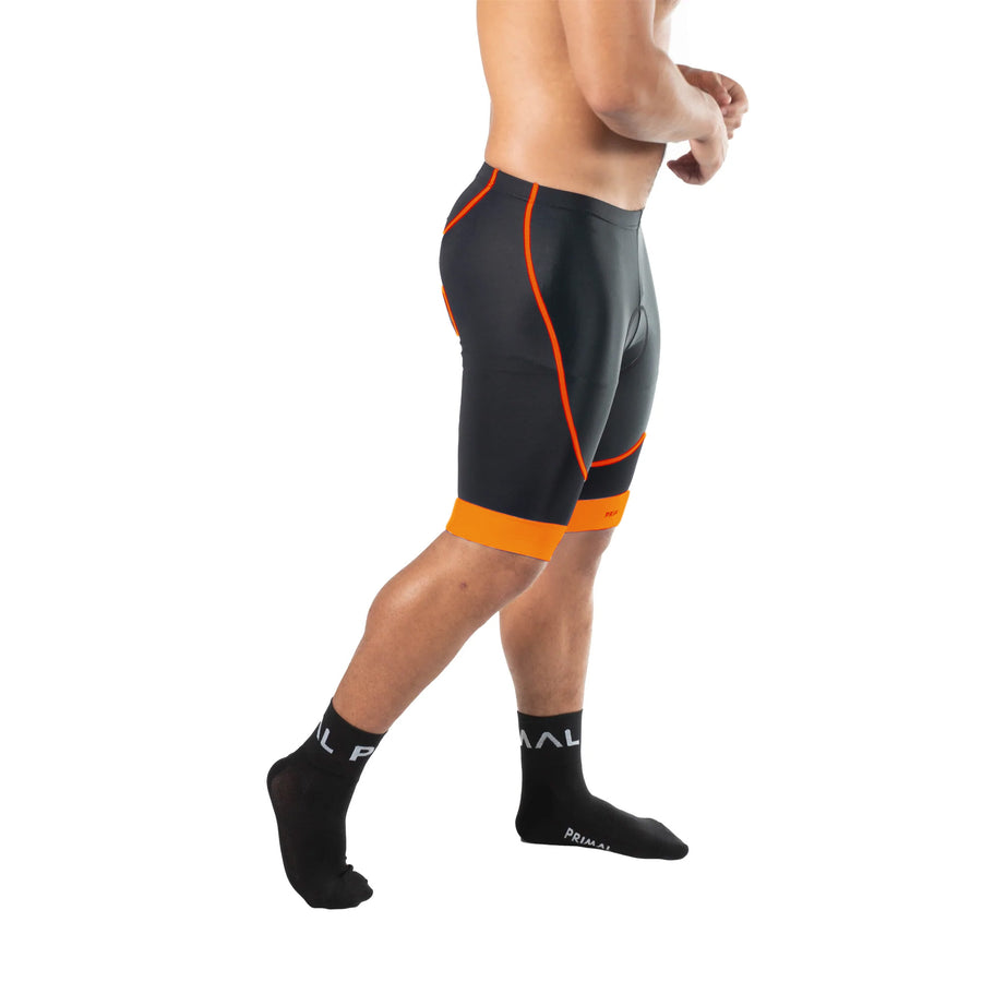 Ebony Men's Orange Evo Shorts – Primal Wear