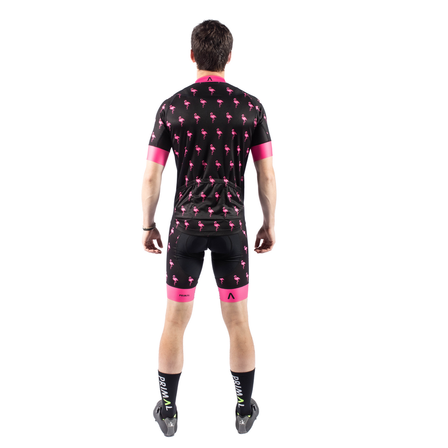 Flamingo Black Men's Bibs