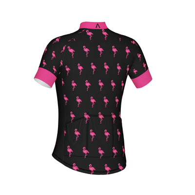 Flamingo Black Women's Jersey