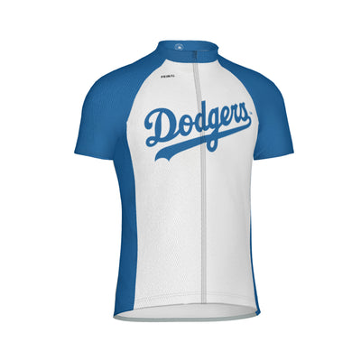 Youth White/Royal Los Angeles Dodgers Pinstripe Raglan V-Neck T-Shirt