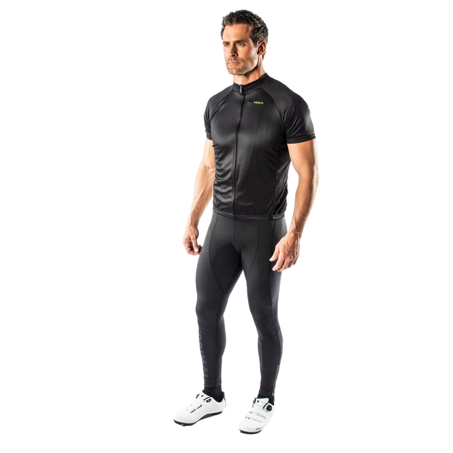 Solid Black Men's Sport Cut Jersey