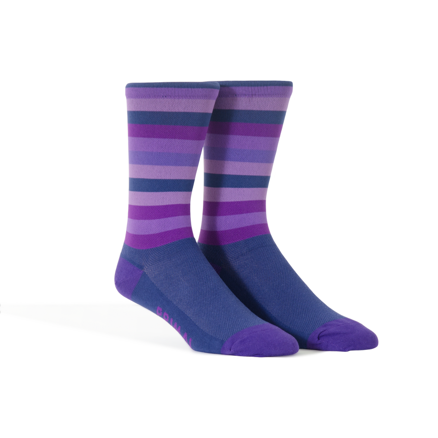 Purple Stripe Socks