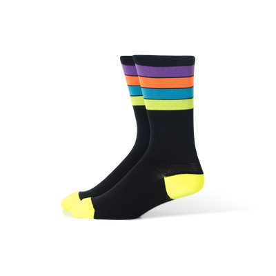 Neon Rainbow Socks