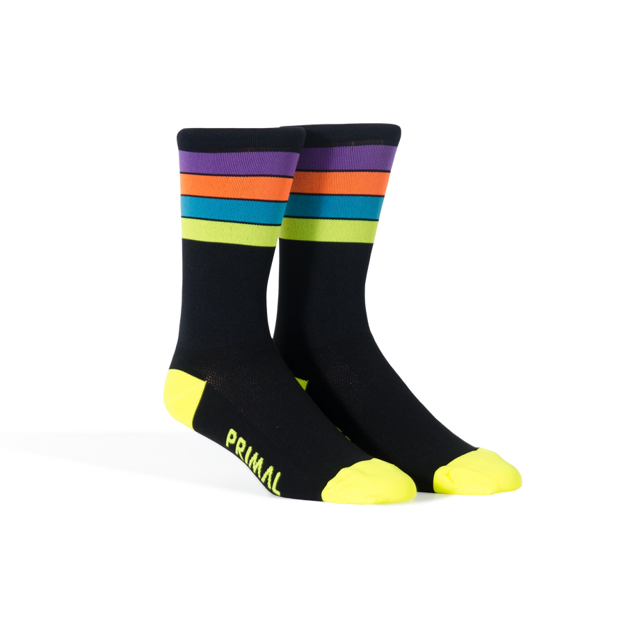 Neon Rainbow Socks